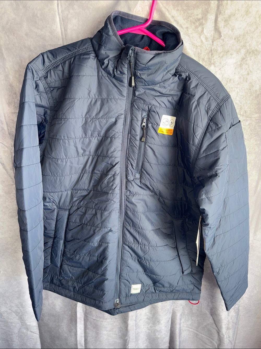 Eddie Bauer Men's Quilted Puffer Jacket - Slate Blue